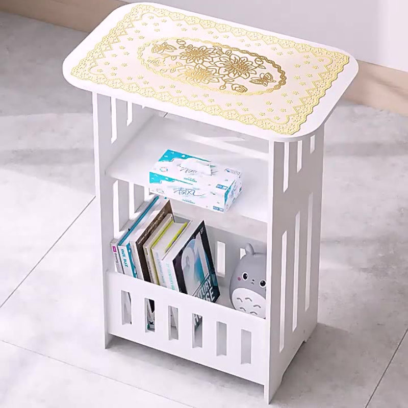 Modern Nordic Wood Table - Stylish Storage for Any Room