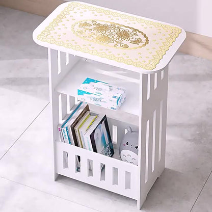 Modern Nordic Wood Table - Stylish Storage for Any Room