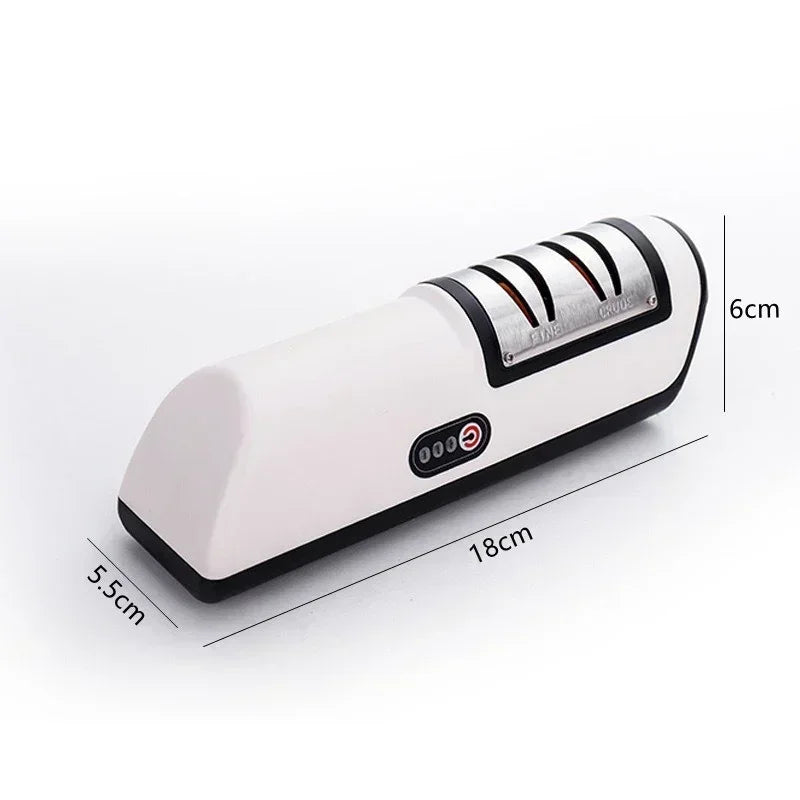 Electric Knife Sharpener - Quick, Non-slip, Multifunctional