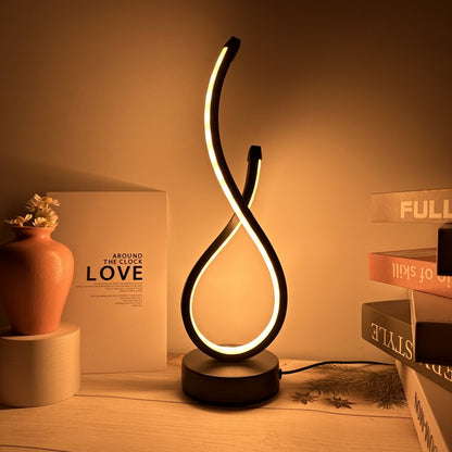 LED Table Lamp: Stylish Bedside Nightlight & Decor