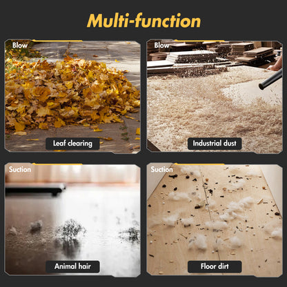 Portable 21V Leaf Blower - High Power, Multi-Speed, 2.0Ah Battery