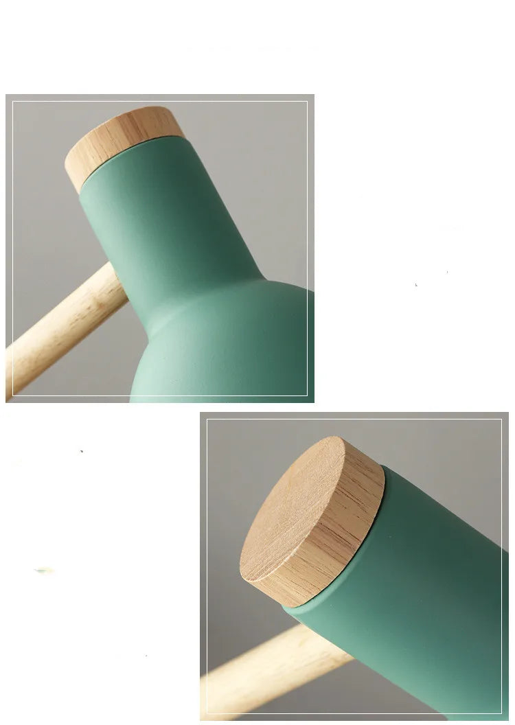 LED Desk Light - Table Lamp- Nordic Wooden Design
