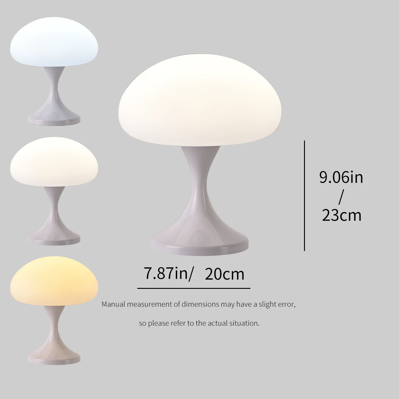 3-Mode Touch Mushroom Light - Perfect for Bedroom & Dining