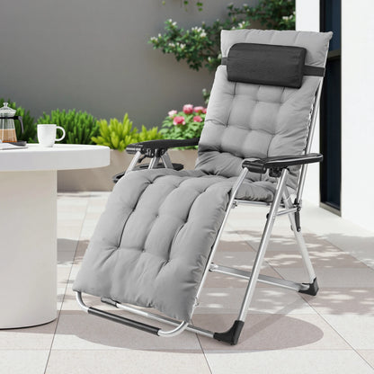 Zero Gravity Recliner Chair - Portable, Ergonomic, 440lbs Capacity