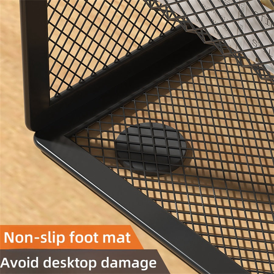 Metal File Holder & Desk Organizer for Office/School