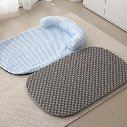 Cooling Pet Bed for Dogs & Cats – Breathable Ice Silk Summer Bed