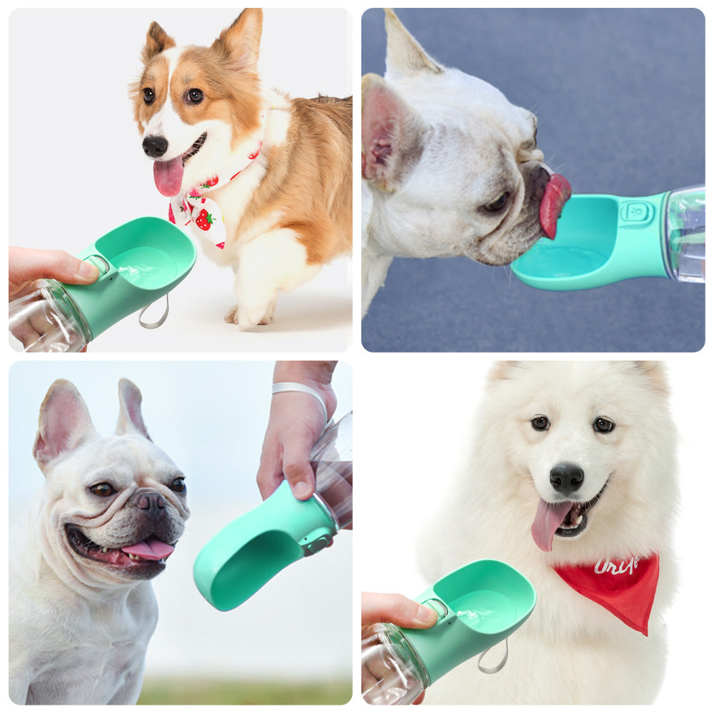 Portable Dog Water Bottle - Leak-Proof Travel Cup for Pets