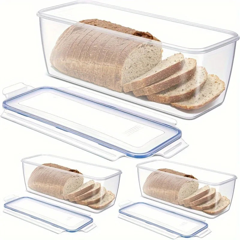 Airtight Bread Storage Box - BPA Free, Keeps Bread Fresh