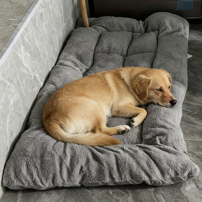 Thickened Plush Dog Sofa Bed - Cozy, Durable & Machine Washable