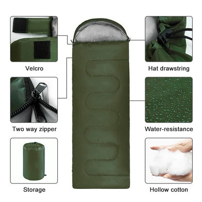 Ultralight Waterproof 4-Season Camping Sleeping Bag