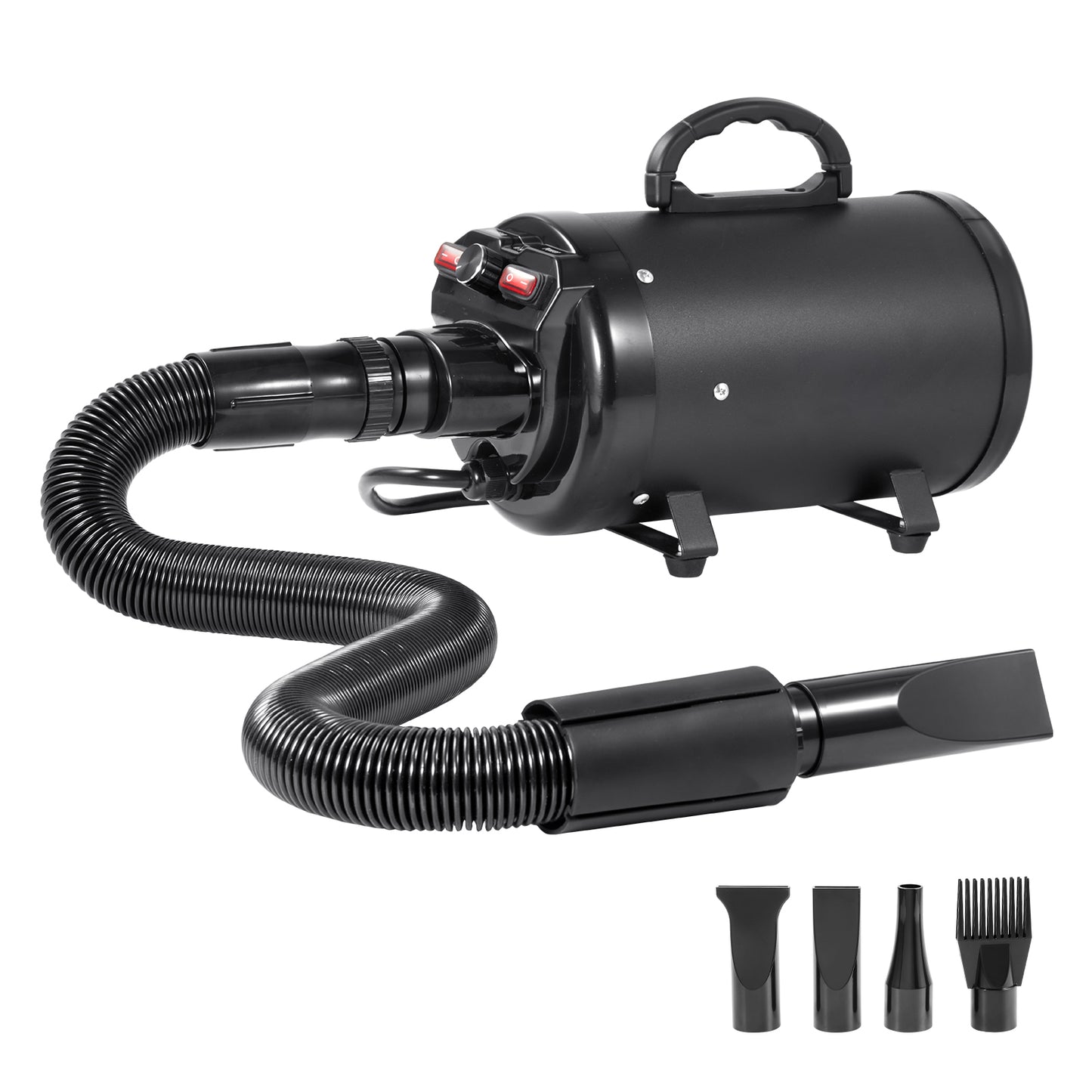 High-Power 2800W Dog Dryer with 4 Nozzles & Temp Control