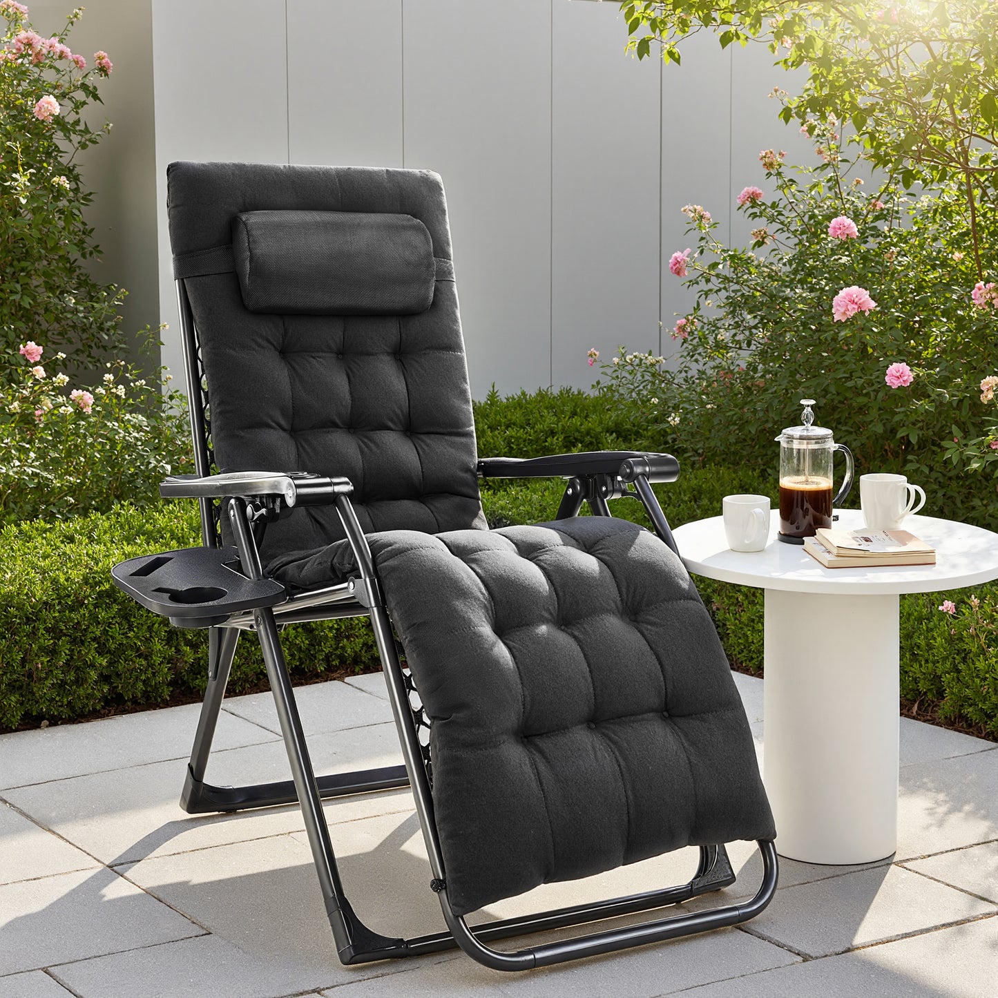 Zero Gravity Recliner Chair - Portable, Ergonomic, 440lbs Capacity