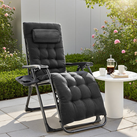 Zero Gravity Recliner Chair - Portable, Ergonomic, 440lbs Capacity