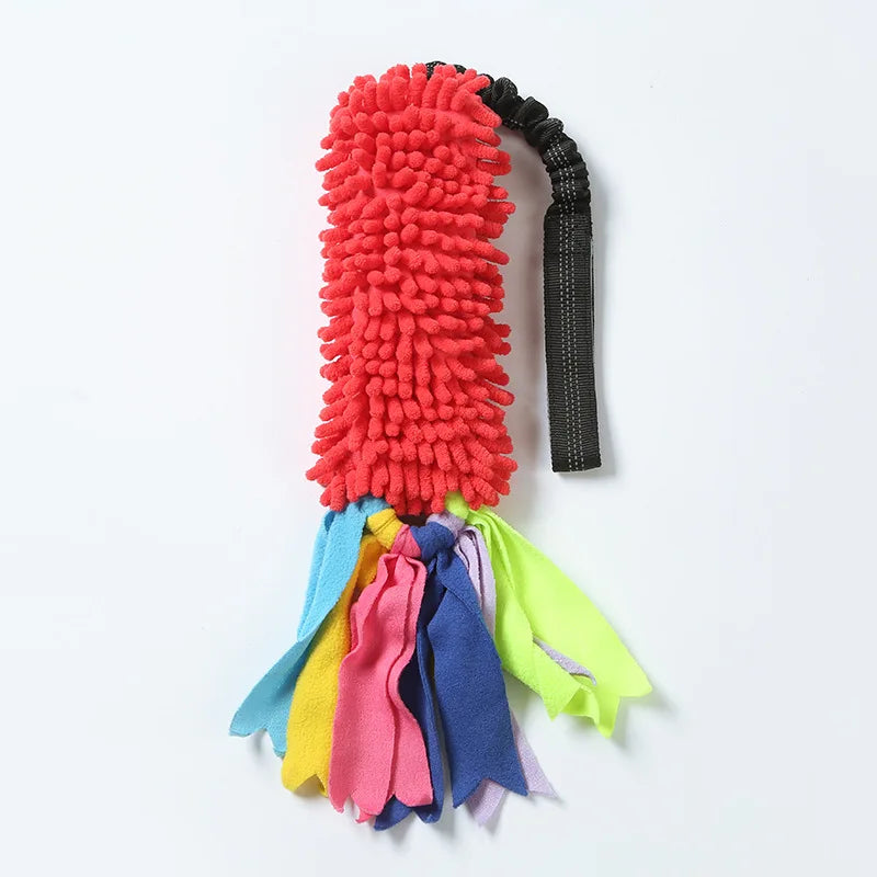Interactive Dog Chew Toy - Durable Plush, Rope & Teeth Cleaner