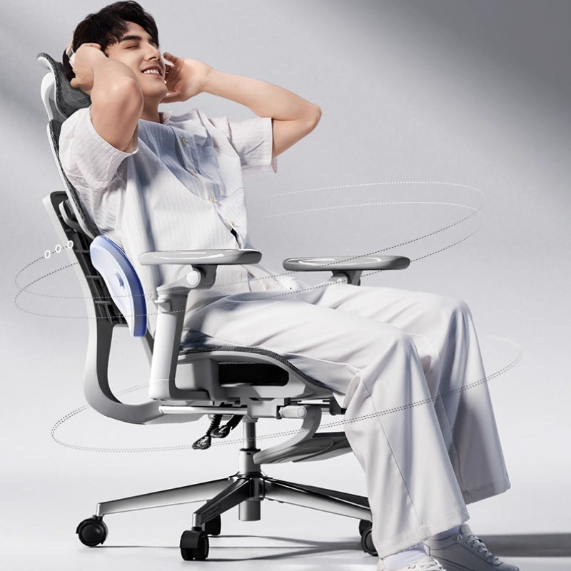 Ergonomic Mesh Office Chair - 720° Armrest, 135° Recline