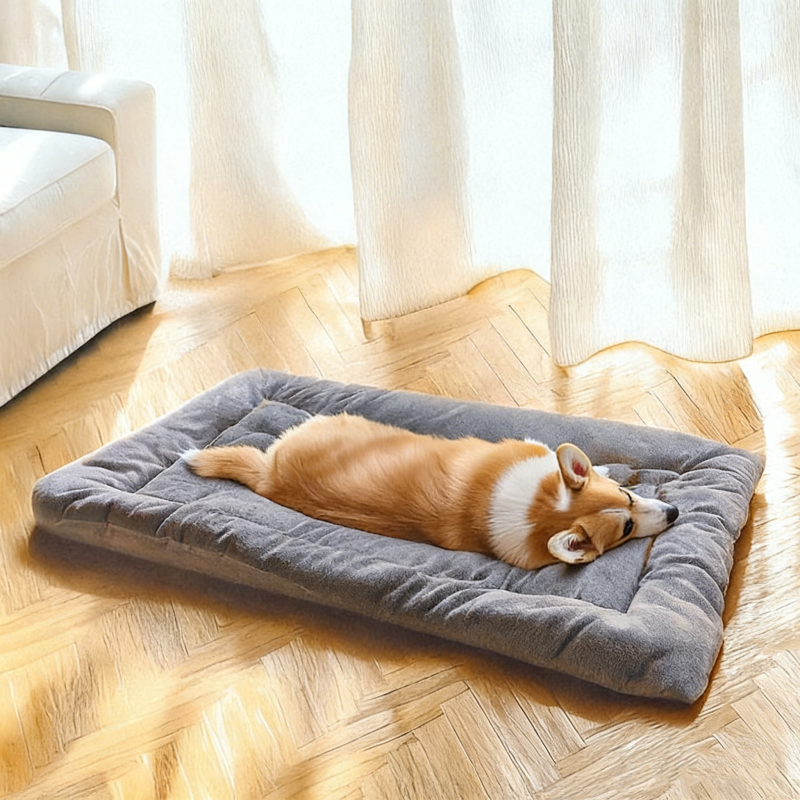 Thickened Plush Dog Sofa Bed - Cozy, Durable & Machine Washable