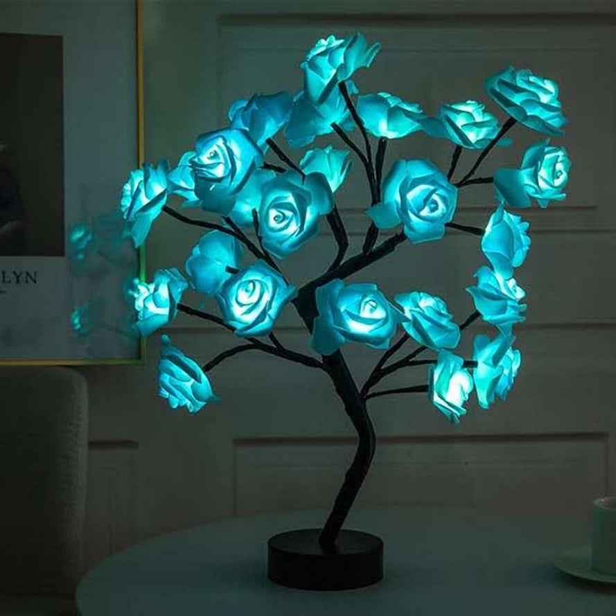 LED Rose Tree Lamp USB - Romantic Home & Party Decor