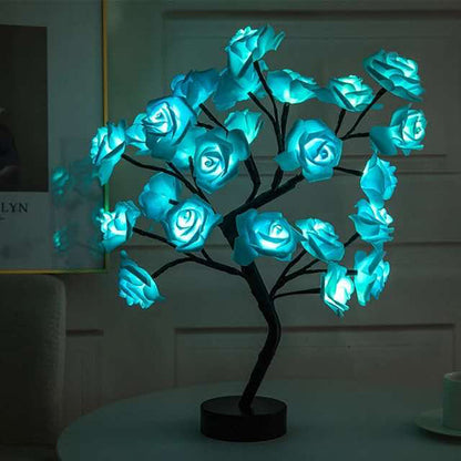 LED Rose Tree Lamp USB - Romantic Home & Party Decor
