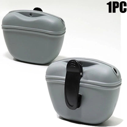 Portable Silicone Dog Treat Pouch - Easy Access & Durable