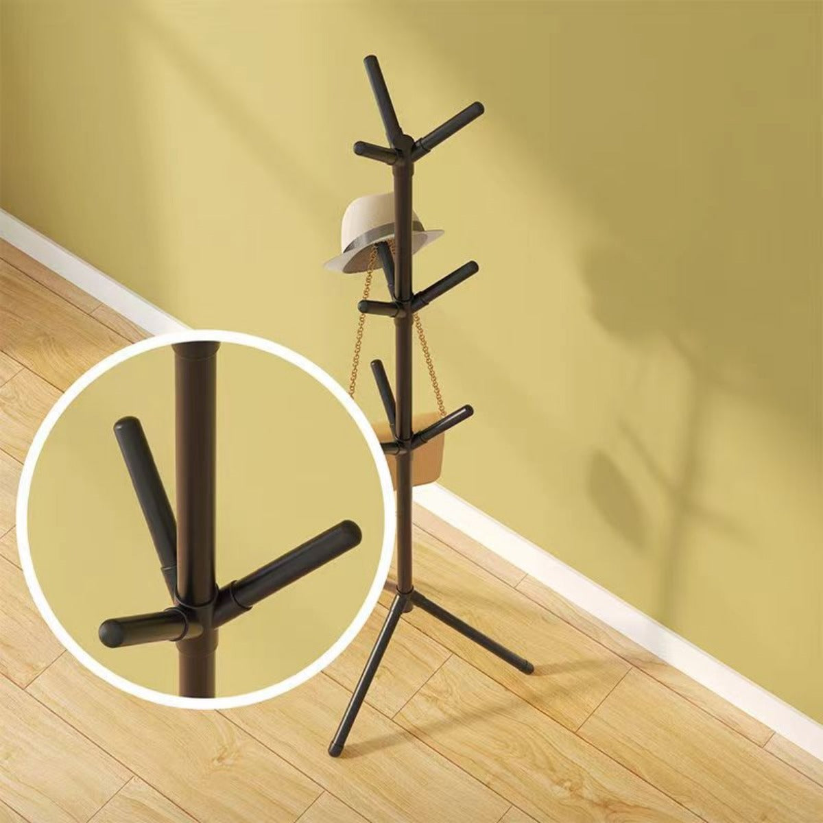 Clothes & Hats Rack: Tree Branch Coat Hook for Bedroom