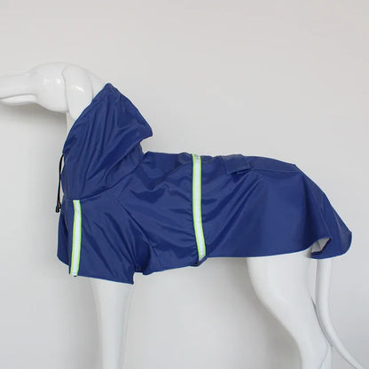 Large Dog Raincoat: Waterproof Corgi Cloak Style