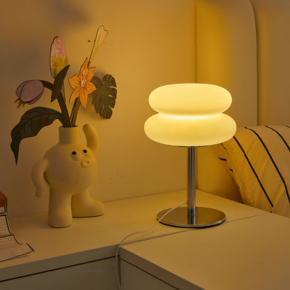 Mushroom LED Bedside Lamp - USB Plug, 9-Level Dimming