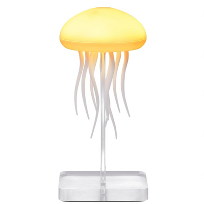 LED Jellyfish Night Light - Cartoon Design, RGB, Voice Control