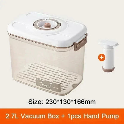 Transparent Vacuum Food Box - Sealed Fresh-Keeping Solution