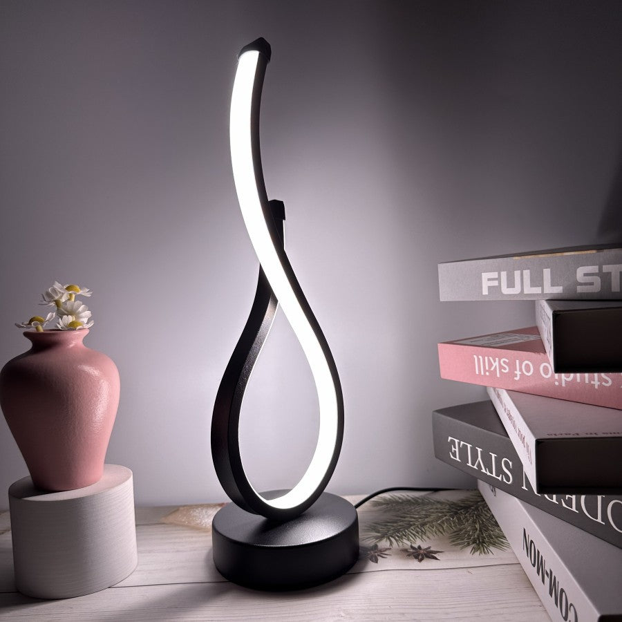 LED Table Lamp: Stylish Bedside Nightlight & Decor
