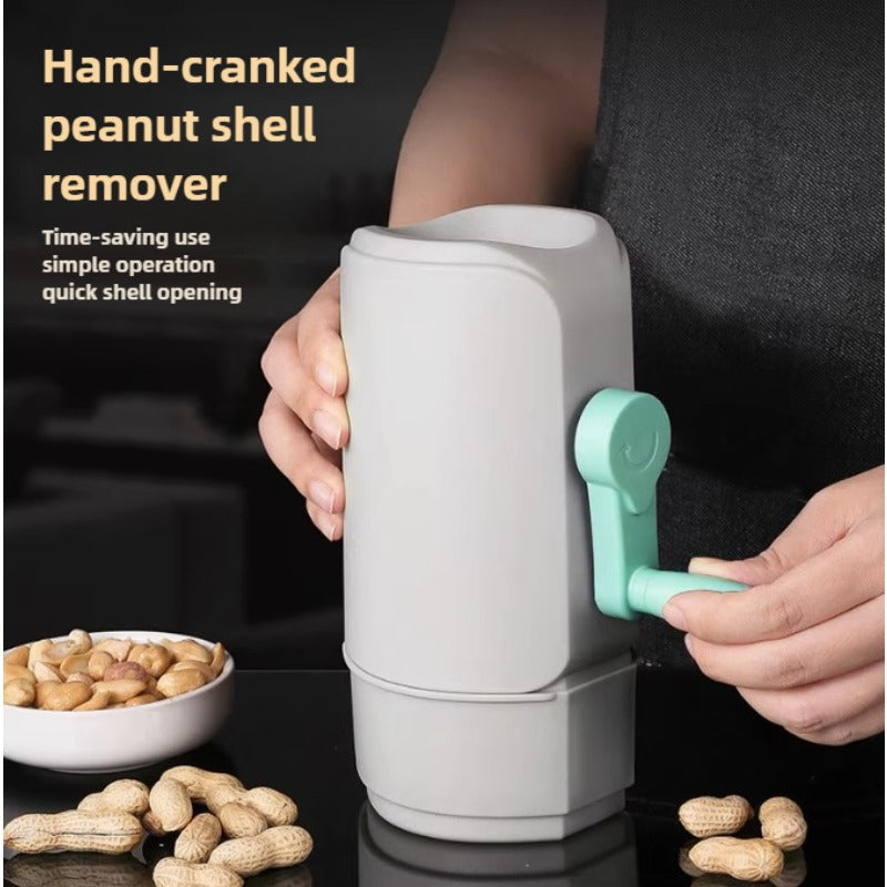 Peanut Sheller Hand Crank - Quick, Safe, Fun for All Ages