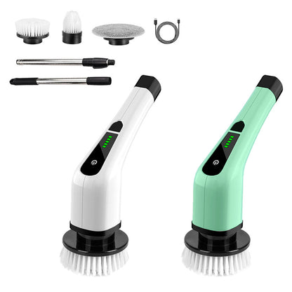 9-in-1 Wireless Electric Cleaning Brush with LED Display