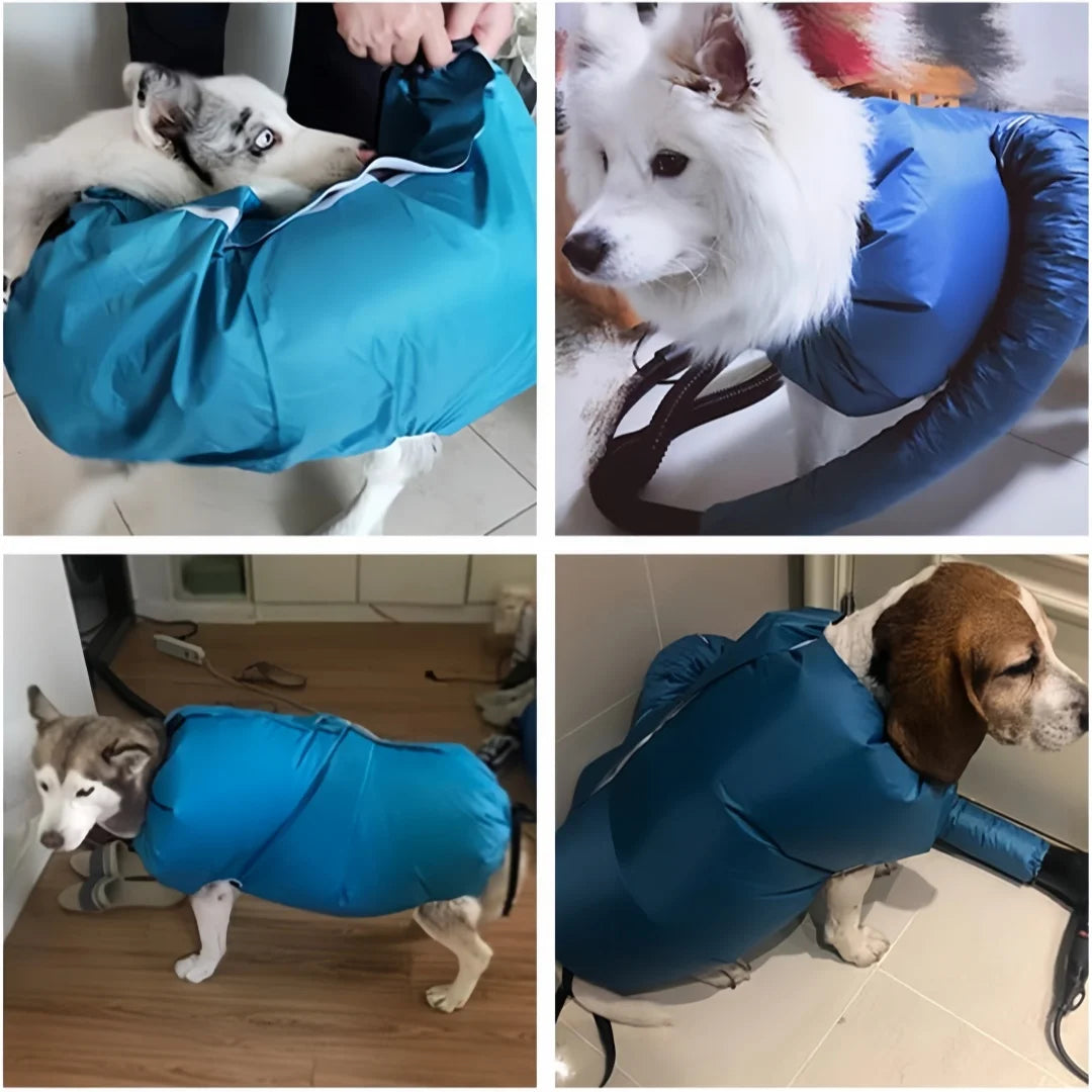 Dog Drying Bag – Hands-Free Pet Grooming Dryer