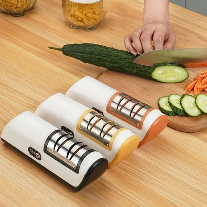 Electric Knife Sharpener - Quick, Non-slip, Multifunctional