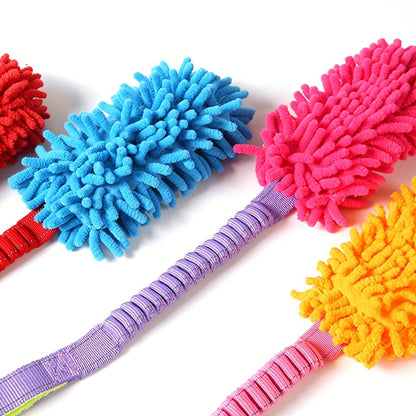 Interactive Dog Chew Toy - Durable Plush, Rope & Teeth Cleaner
