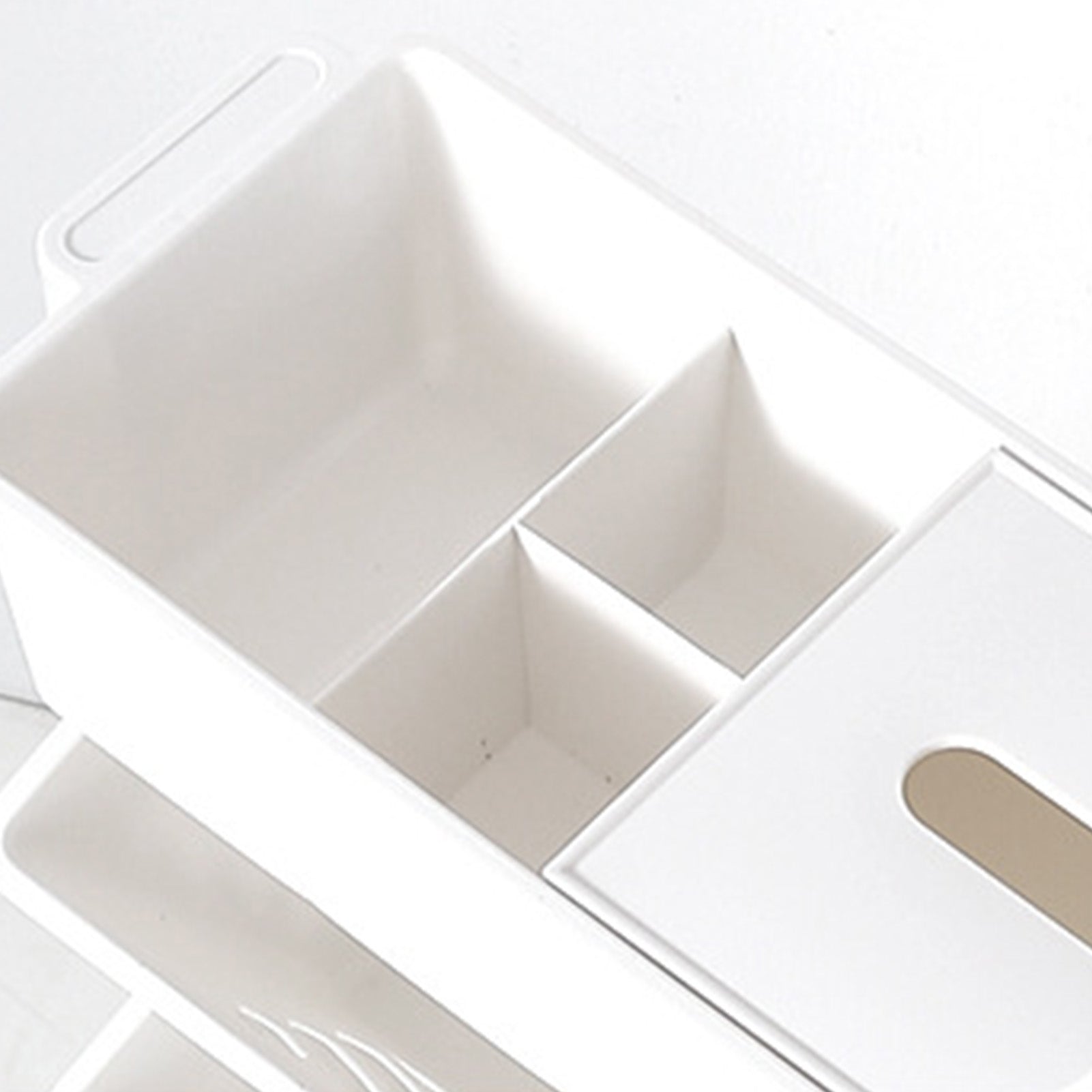 Movable Bookshelf 5-Tier Rotatable Storage Rack