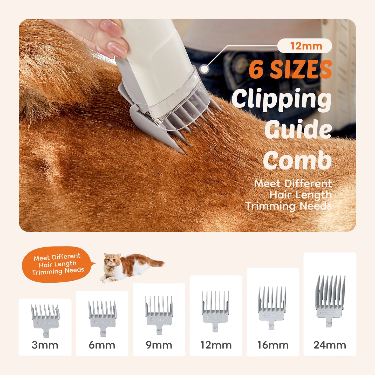 Pet grooming vacuum kit grooming tool attachments