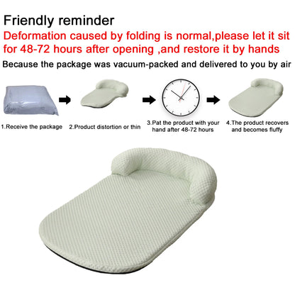 Cooling Pet Bed for Dogs & Cats – Breathable Ice Silk Summer Bed