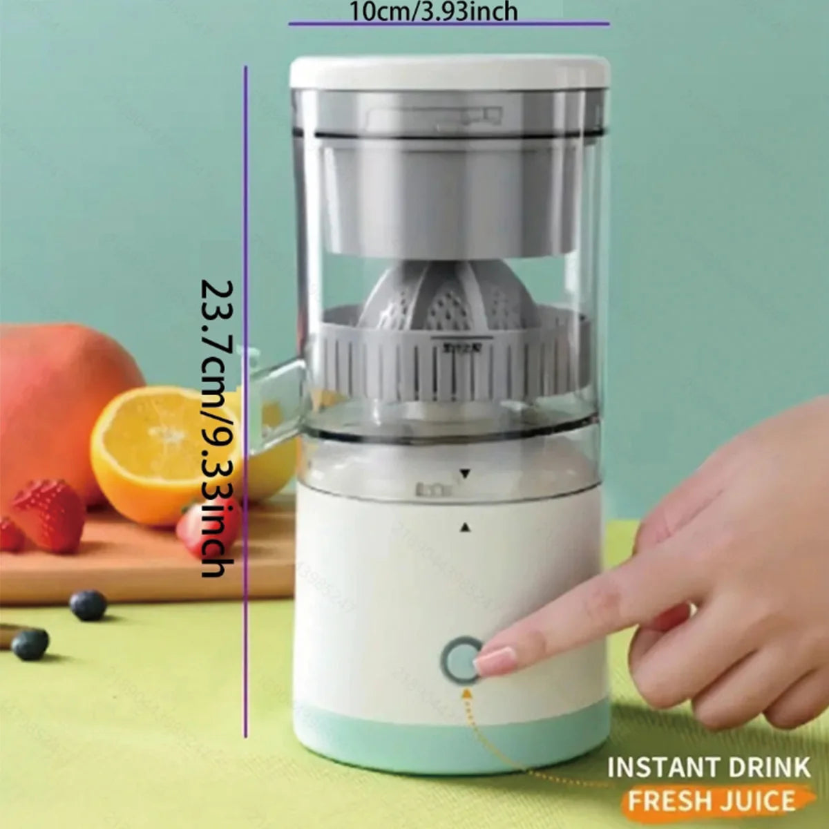 Portable USB Juicer: High Output, Rechargeable, Easy Squeeze