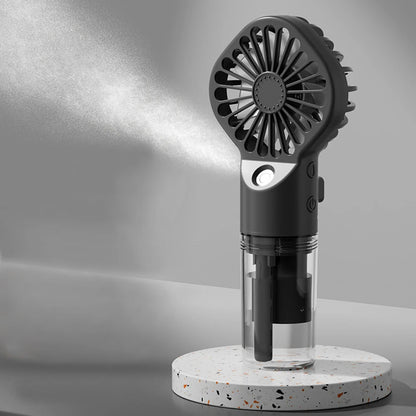 Handheld USB Spray Mist Fan - Powerful 4-Speed Cooling