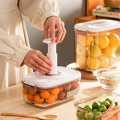 Transparent Vacuum Food Box - Sealed Fresh-Keeping Solution