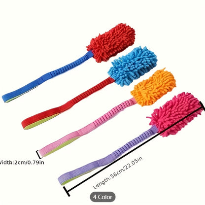 Interactive Dog Chew Toy - Durable Plush, Rope & Teeth Cleaner