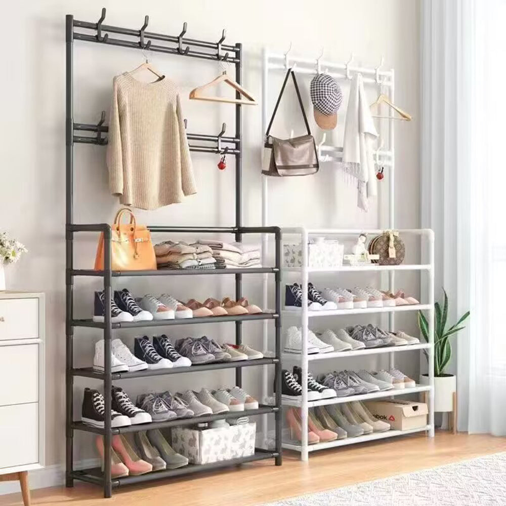 5-Tier Shoe Rack Organizer - Multifunctional Storage Solution