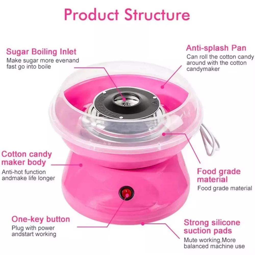 Electric Cotton Candy Maker - DIY Sweet Treats at Home