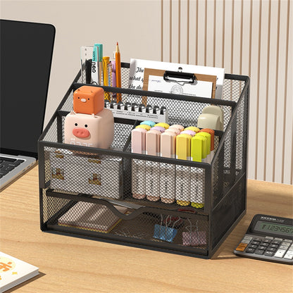 Metal File Holder & Desk Organizer for Office/School