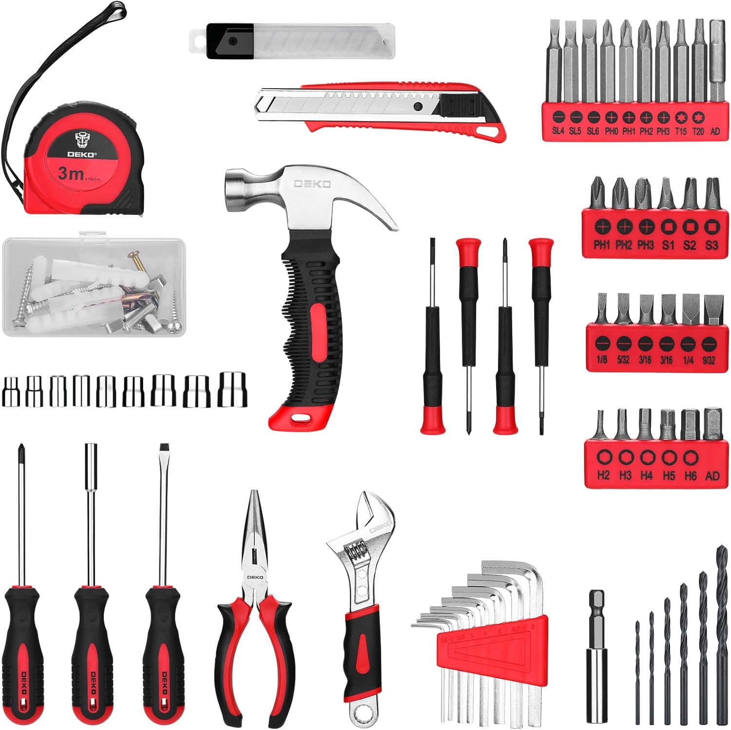 8V Cordless Drill & Tool Set - 126-Piece Home Kit