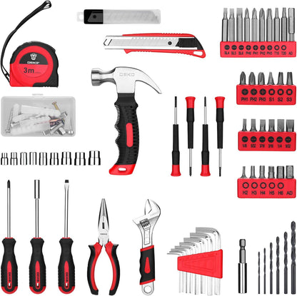 8V Cordless Drill & Tool Set - 126-Piece Home Kit