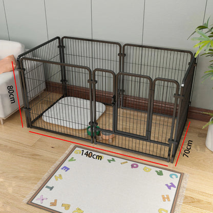 Dog Fence Playpen: Foldable 4/6 Panels Heavy Duty Kennel