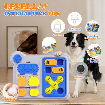 Dog Puzzle Toy & Feeder - IQ Training Treat Dispenser