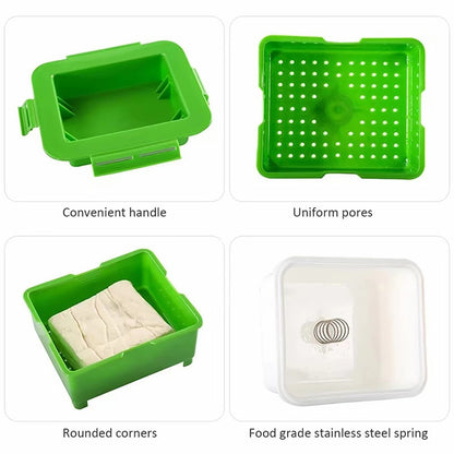 Tofu Press Mould - Safe PP Material, Dishwasher Safe, Easy Clean