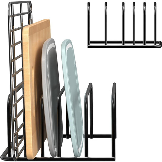 Chopping Board & Pot Lid Holder - Multi-Layer Kitchen Organizer